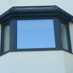 Bay Windows with integrated corners in Alphaline 90mm
