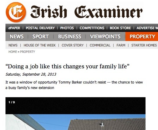 Amberline feature in the Irish Examiner